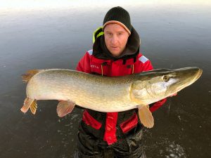 13kg gädda från nyisen!